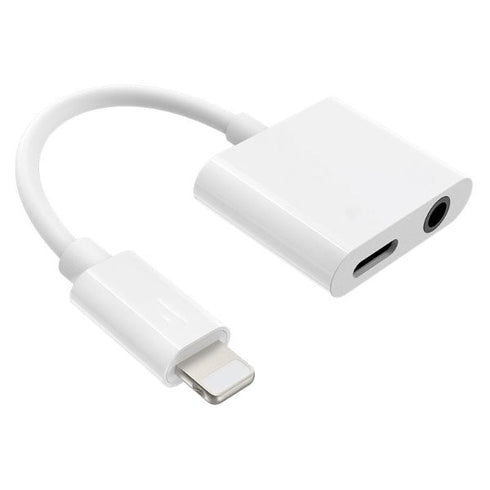 Audio converter for Lightning to Lightning + 3.5mm